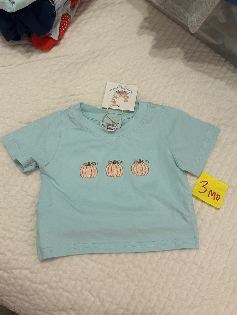 busy bees smocks pumpkin shirt